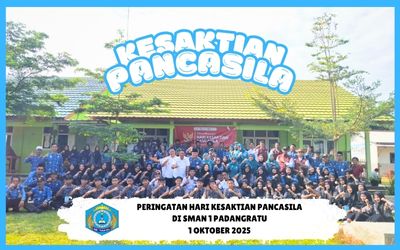 Upacara Hari Kesaktian Pancasila bersama Pemerintah Kecamatan Padangratu
